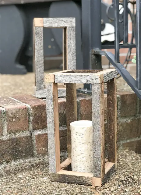 DIY (своими руками) Barnwood Lantern