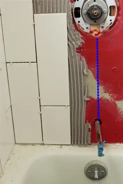 DIY (своими руками) Tile Shower Tub Surround-круглая резка