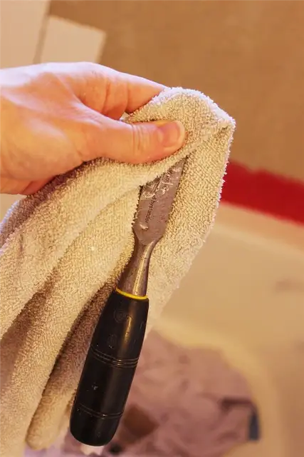 DIY (своими руками) Tile Shower Tub Surround - очистка полотенцем