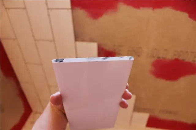 DIY (своими руками) Tile Shower Tub Surround - заводской разрез