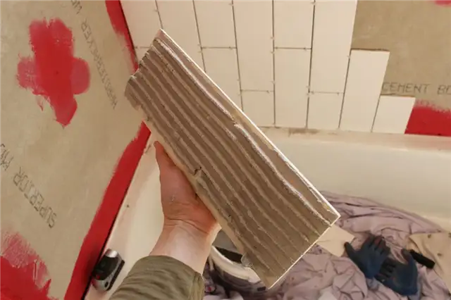 DIY (своими руками) Tile Shower Tub Surround - материал