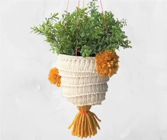 DIY (своими руками) Подвесной плантатор в стиле бохо