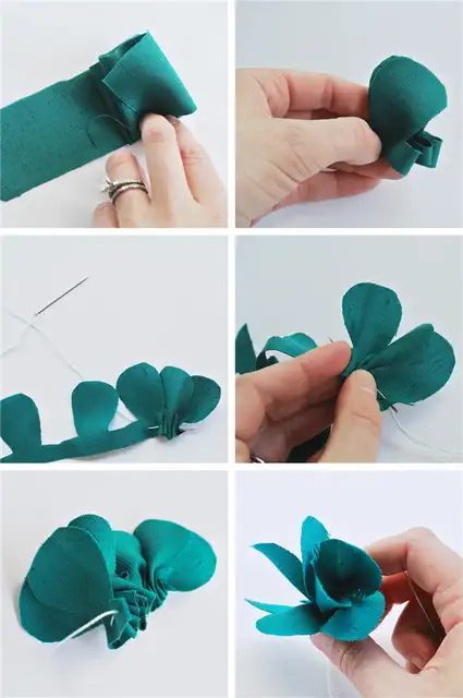 цветочные подушки ткани DIY (своими руками) инструкции