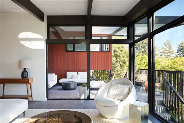 Stanford Mid-Century Modern Remodel Addition by Klopf Architecture - жилой