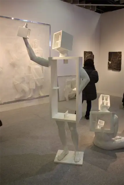Recycle group selfie man Armory Show 2017