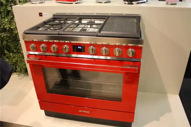 Оранжевая плита SMEG
