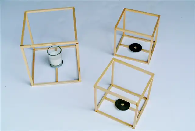 кубический фонарь DIY (своими руками)