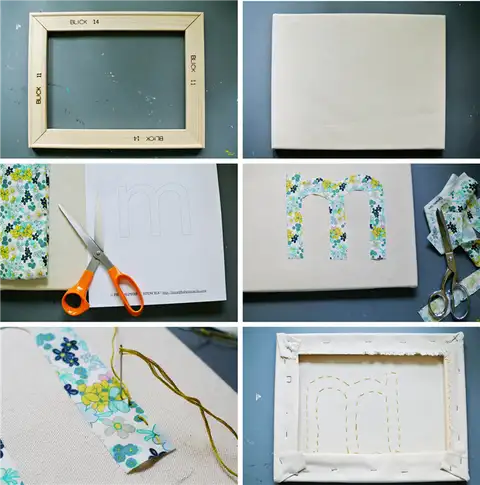 вышивка монограммы DIY (своими руками)