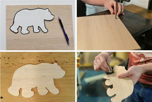 DIY (своими руками)-Silhouette-Animal-Clock-Instructions