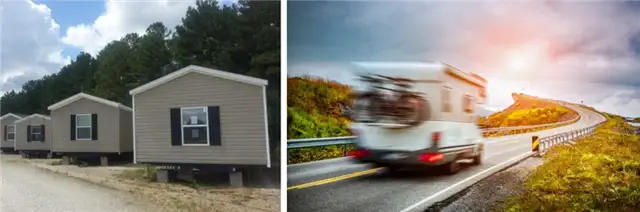 Мобильный дом против RV 