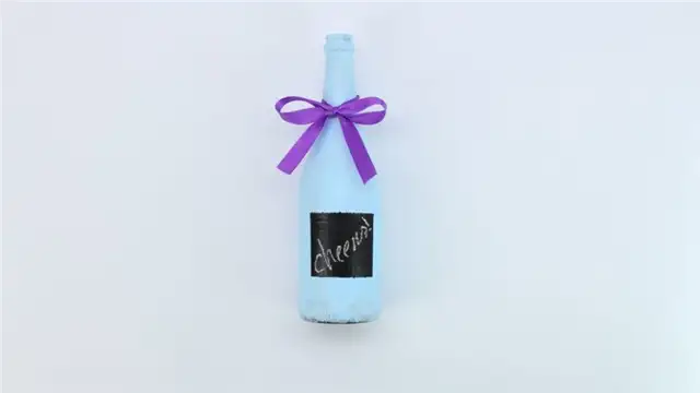 бутылка с меловой доской DIY (своими руками)