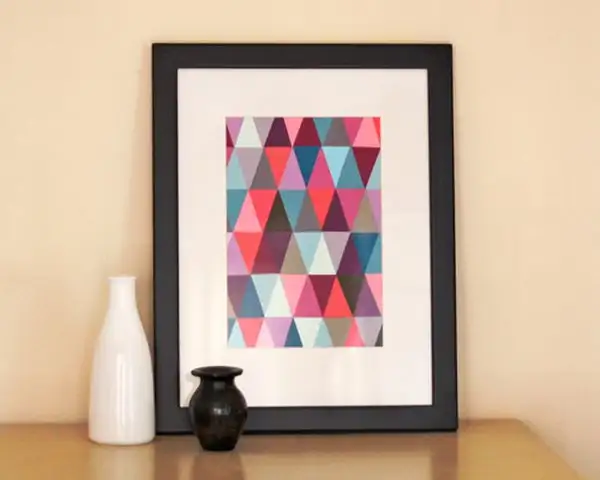 DIY (своими руками)-wall-art-paint-chips