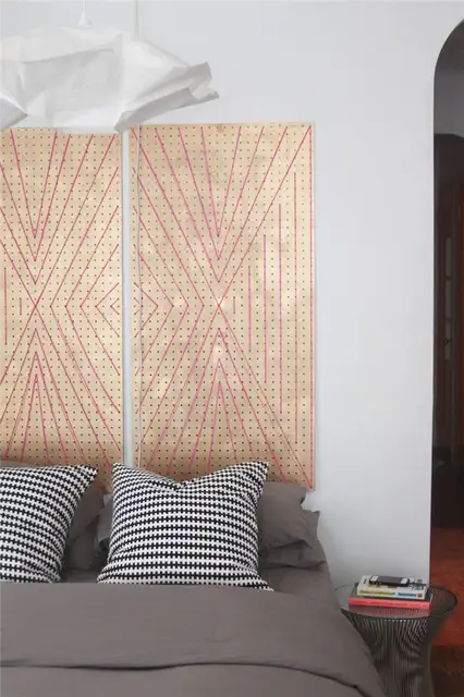 Изголовье из досок DIY (своими руками)