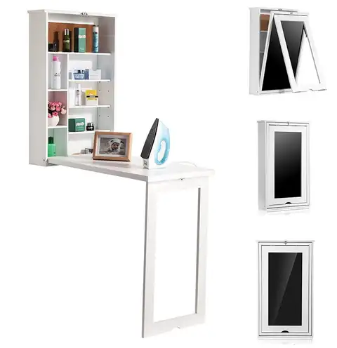 Деревянный стол с настенным креплением Wooden-Life Fold Out Convertible Wall Mount Desk