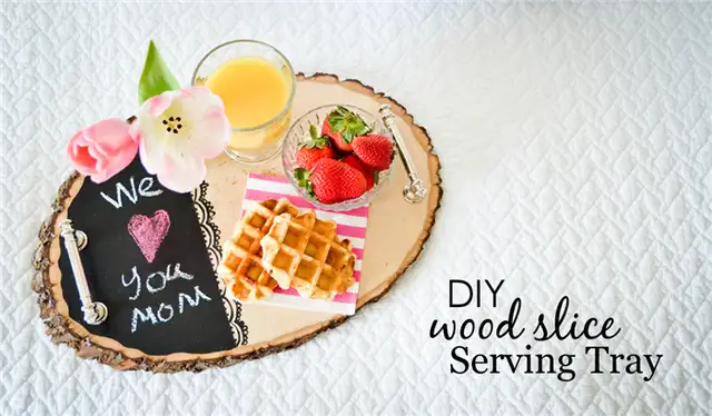 Простой и легкий поднос DIY (своими руками) ко Дню матери