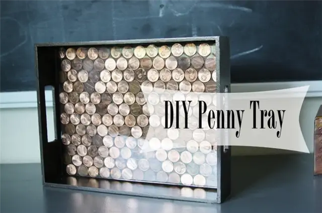 DIY (своими руками) Поднос для пенни