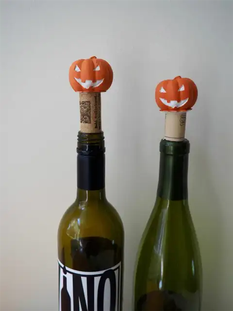 Винная пробка Jack O'Lantern для Хэллоуина DIY (своими руками) проект
