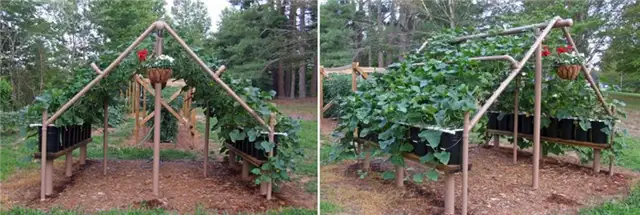 Садовый домик из пвх труб