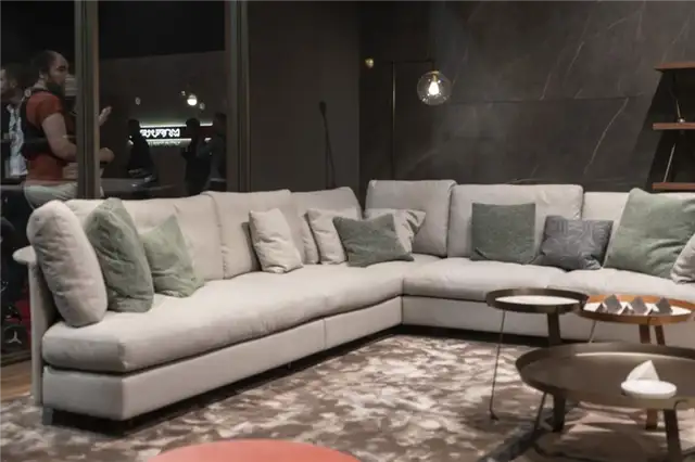 Серый модульный диван bonaldo only you