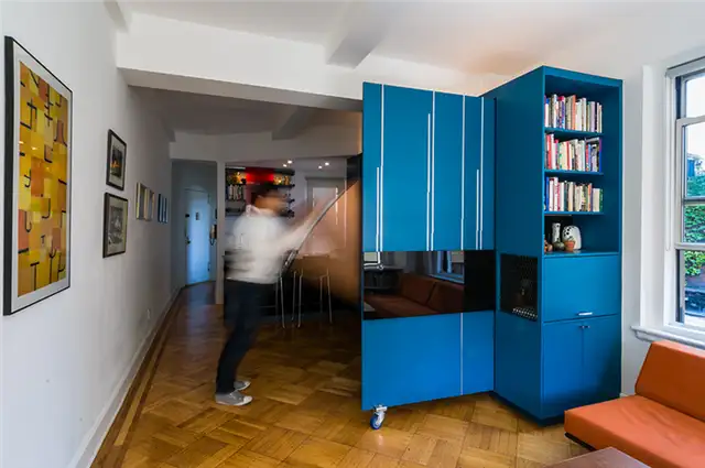 Настенная кровать Unfolding Apartment by MKCA