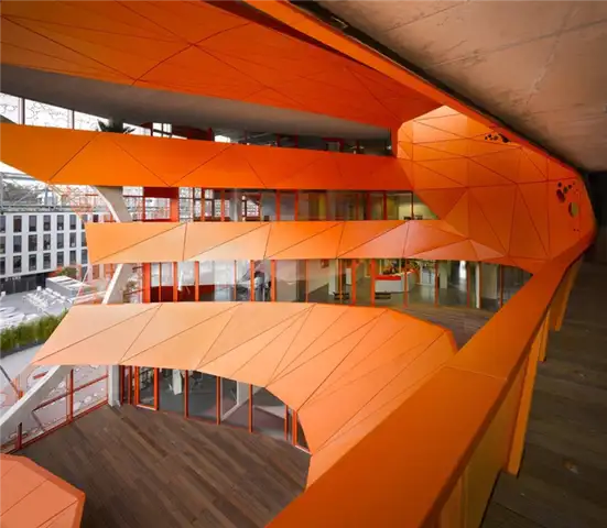 Jakob + Macfarlane Architects Акценты оранжевого цвета