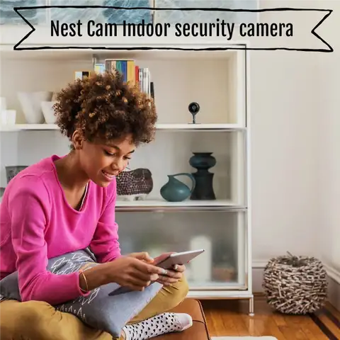 Камера безопасности Nest Cam Indoor, работает с Amazon Alexa