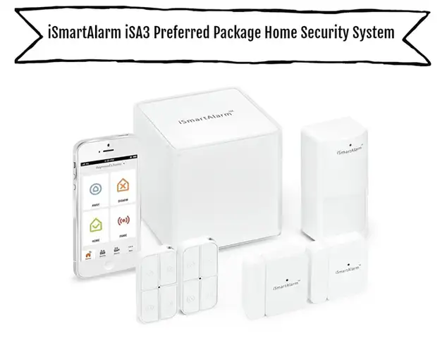 iSmartAlarm iSA3 Preferred Package Home Security System