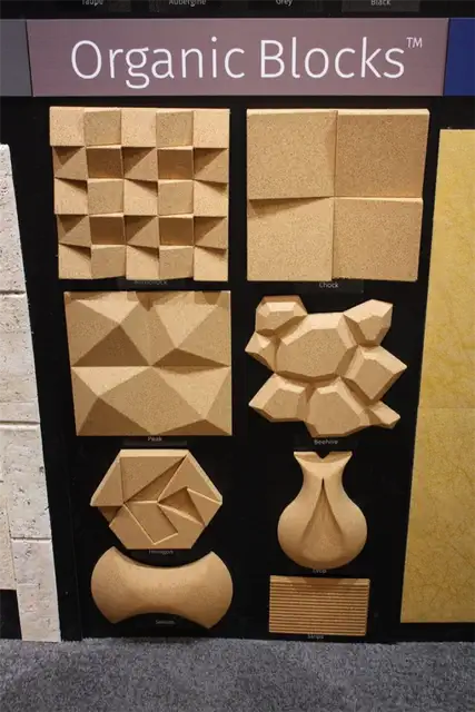 Пробковые блоки Muratto's Cork Blocks design for Wall Covering
