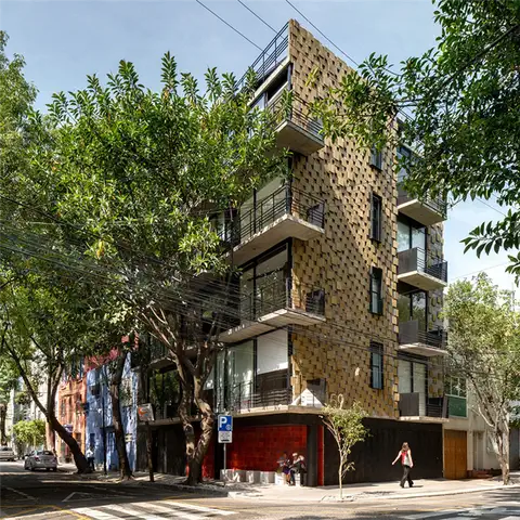 arqmov workshop clads mexico city apartment building