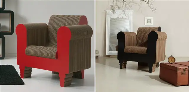 Картонный дизайн кресла-качалки