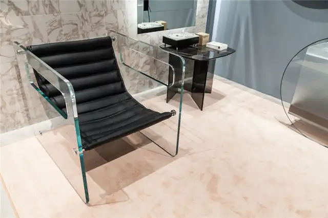 Tonelli Design Naked Armchair с кожей и стеклом