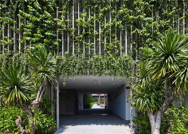 Vo Trong Nghia Architects Naman Retreat Entrance