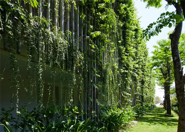 Вертикальный сад Vo Trong Nghia Architects Naman Retreat