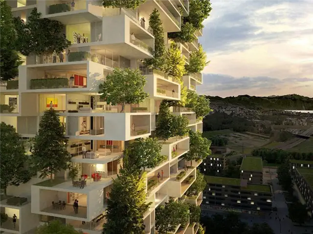 Концепция здания Bosco Verticale Apartments
