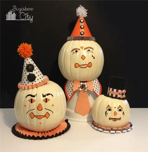 Винтажные клоунские тыквы