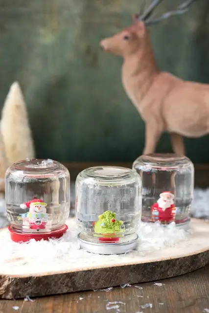 DIY (своими руками) снежные шары