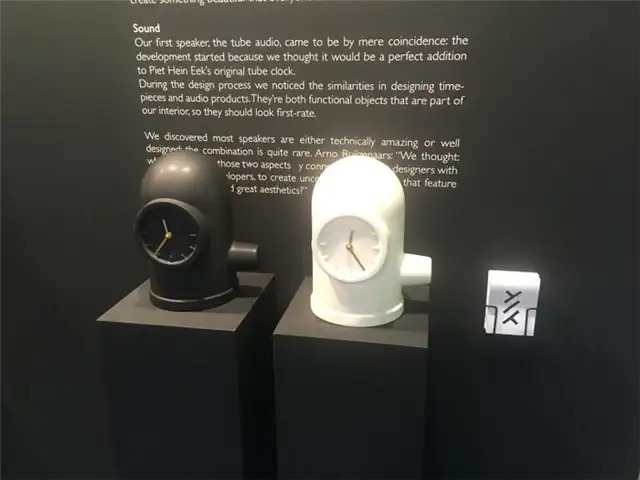 часы с трубкой piet hein eek