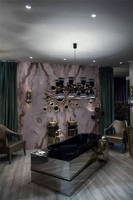 Ванна Lapiaz и отдельно стоящий умывальник от maison valentina