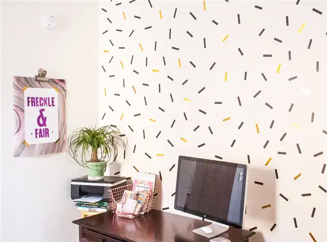 Настенные украшения из ленты Washi