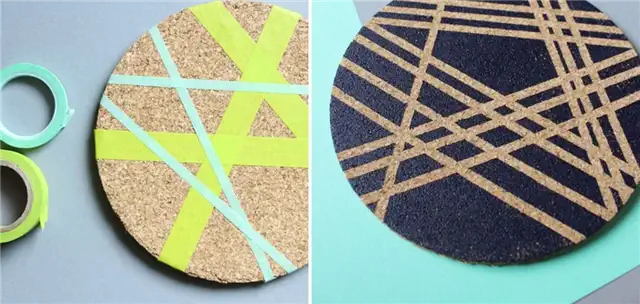 Подставки с лентой Washi