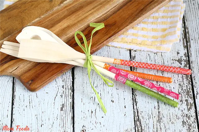 Кухонная утварь с лентой washi