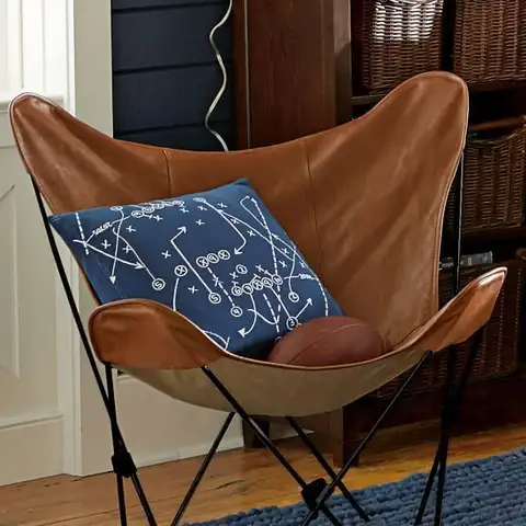 Дизайн кожаного стула Butterfly Chair