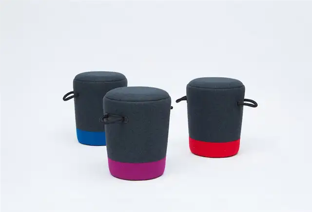 tim webber design duffel stool & ottoman