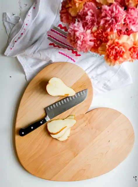 DIY (своими руками) сердце разделочная доска