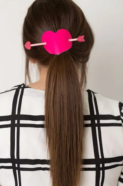 DIY (своими руками) сердце шиньон