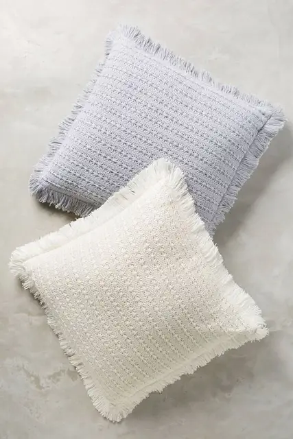 Подушка в полоску Eyelet