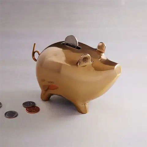 Латунная копилка