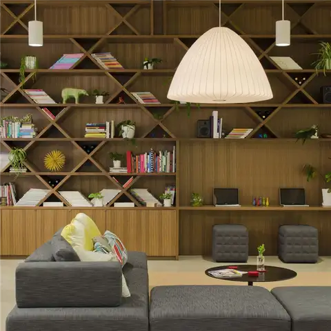 Изящный проект Boora Architects Домашняя библиотека