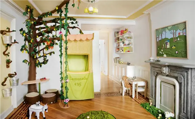 themed-living-room-designed-for-kids-green-swing