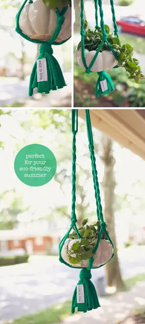 make-a-planter-out-of-an old-T-shirt